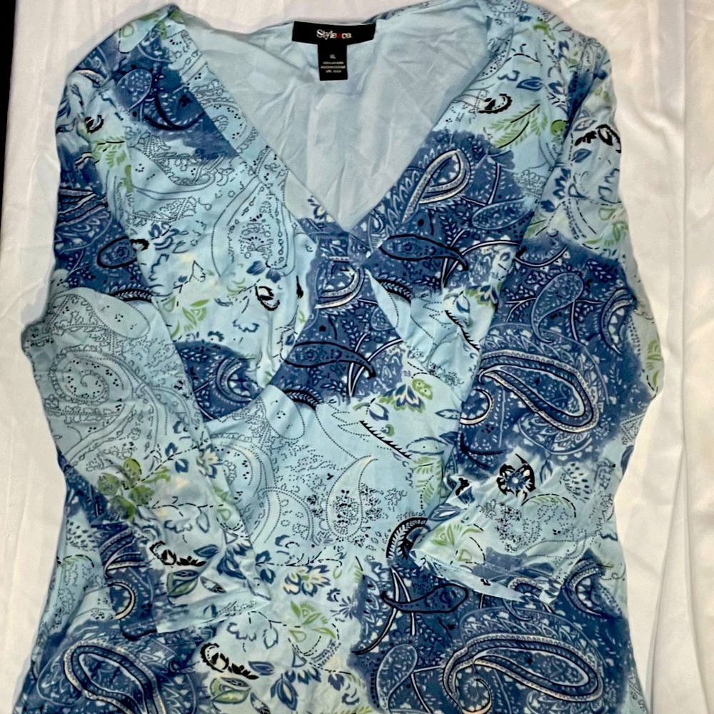 Style & Co. paisley shirt